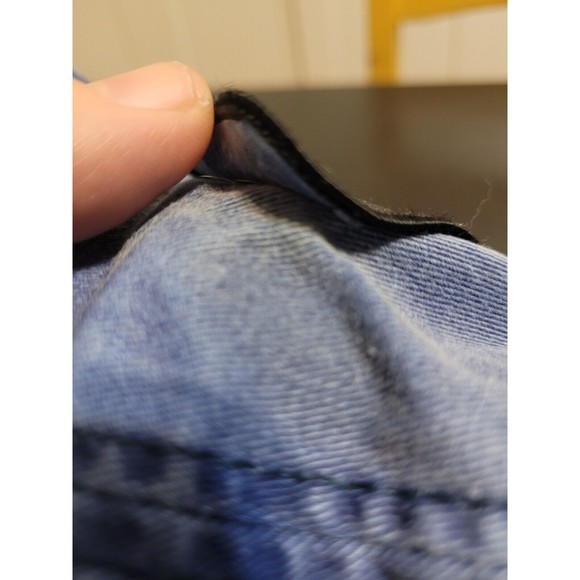 Veteran US Air Force Patch Denim Cobra Hat Strap Back Cap Blue - Picture 6 of 7